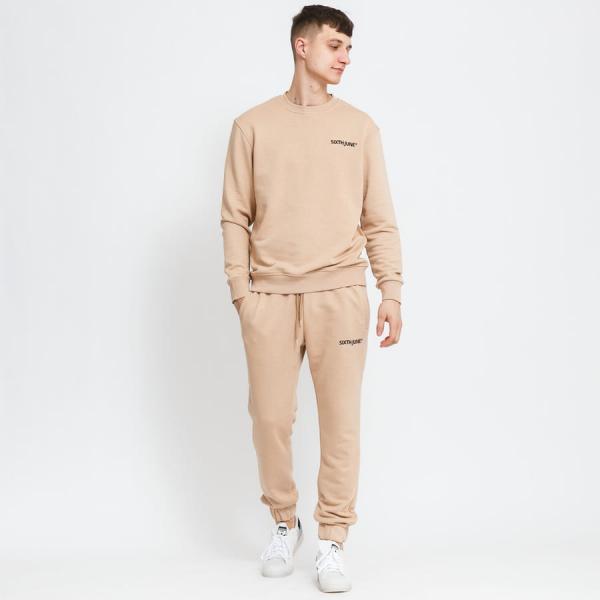 Sixth June Sweatshirt + Jogging Pant Set béžový
