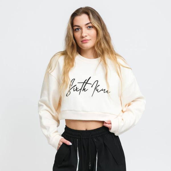 Dámská mikina Sixth June W Basic Signature Sweatshirt Creamy