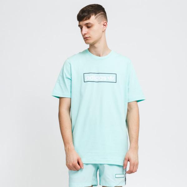 Tričko s krátkým rukávem adidas Originals Linear Logo Tee tyrkysové
