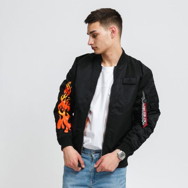 Bomber bunda Alpha Industries MA-1 VF Hot Wheels Reversible Black / Orange
