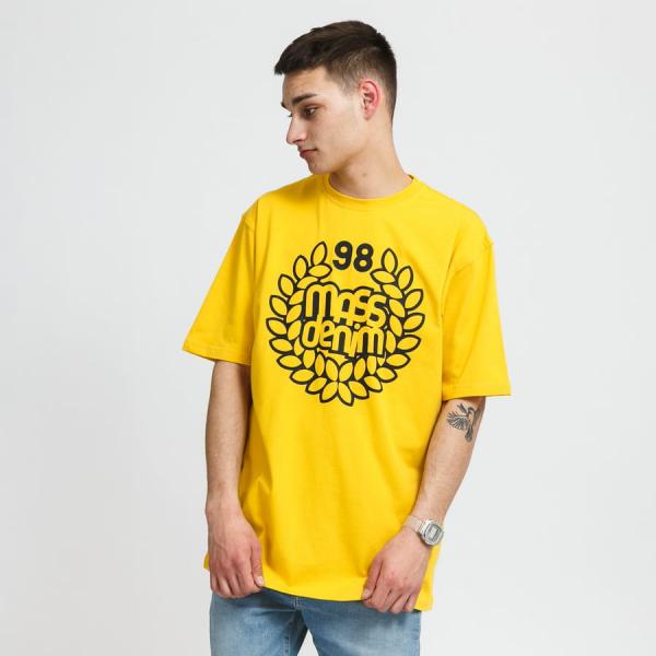 Tričko s krátkým rukávem Mass DNM Base Tee žluté