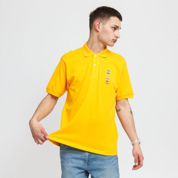 Polo tričko LACOSTE Men’s Lacoste x Polaroid Coloured Crocodiles Classic Fit Polo Shirt Yellow