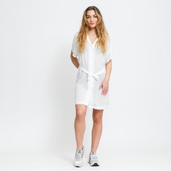 Šaty Tommy Hilfiger Shirt Dress White