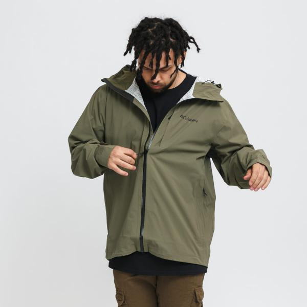 Větrovka Columbia Omni Tech Ampli Dry Shell Jacket olivová