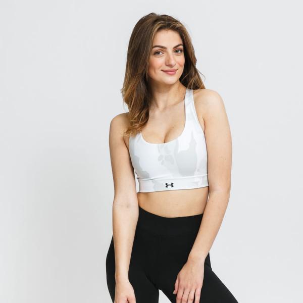 Podprsenka Under Armour Isochill Team Mid Bra Grey / White