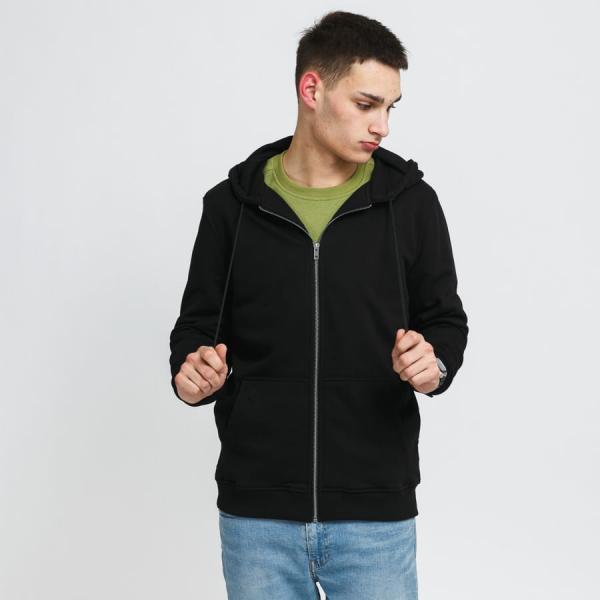 Mikina Urban Classics Basic Terry Zip Hoody Black M