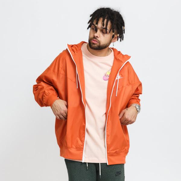 Větrovka Nike M NSW SPE Woven LND Windrunner Hooded Jacket Orange