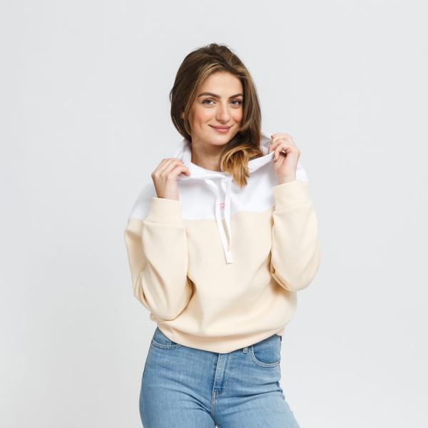 Dámská mikina Roxy It's In The Music Hoodie Creamy