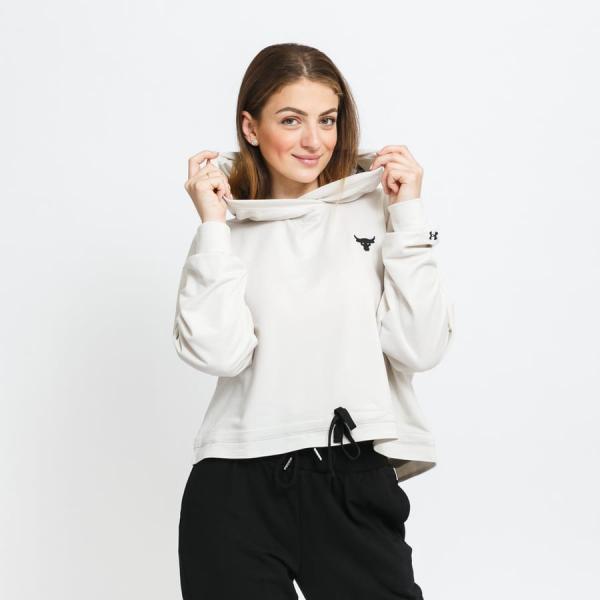 Dámská mikina Under Armour W Project Rock Terry PO Hoodie Grey