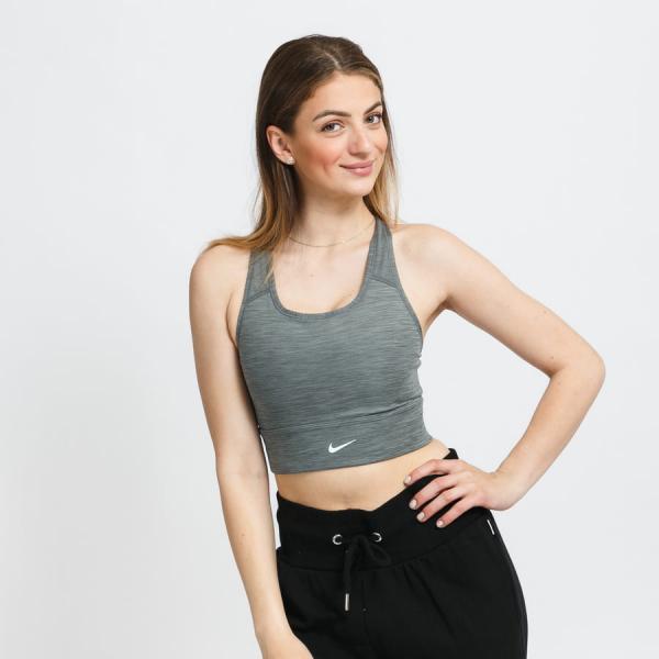 Nike W NK DF Swoosh Long Line Bra Green