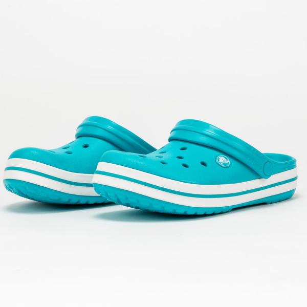 Pantofle Crocs Crocband digital aqua