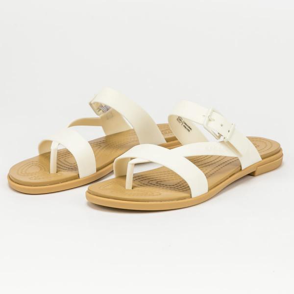Sandály Tulum Toe Post Sandal W Crocs Tulum Toe Post Sandal W oyster / tan