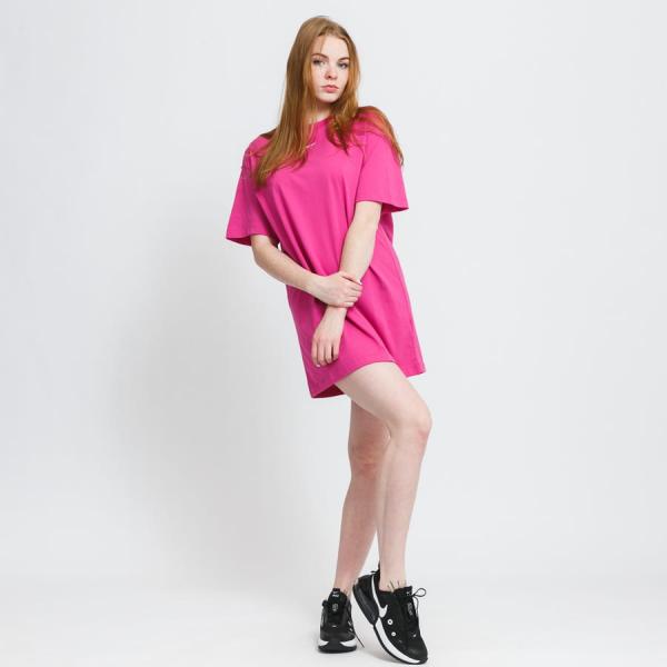 Šaty Nike W NSW Essemtial SS Dress Pink