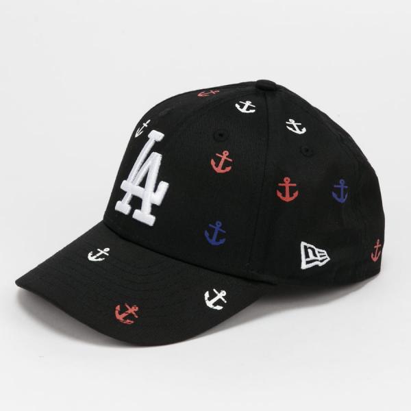 Dětská kšiltovka New Era 940K MLB Chyt All Over Grap LA černá