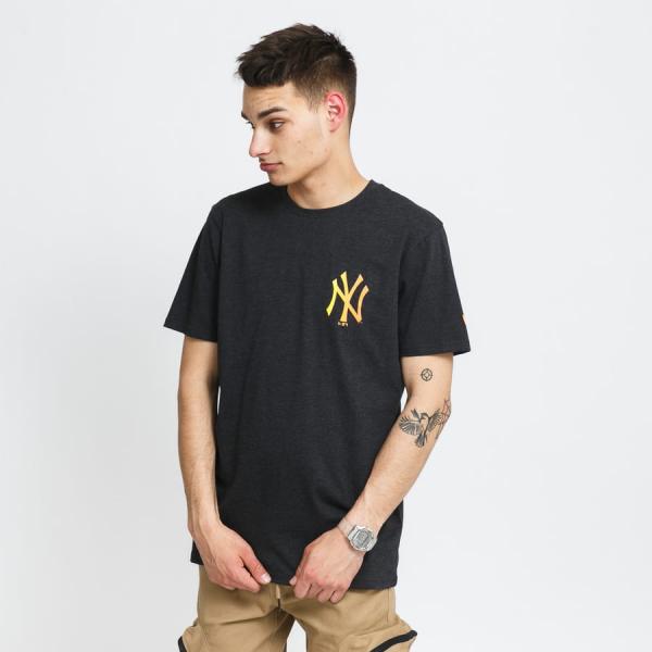 Tričko s krátkým rukávem New Era MLB Neon Tee NY melange černé