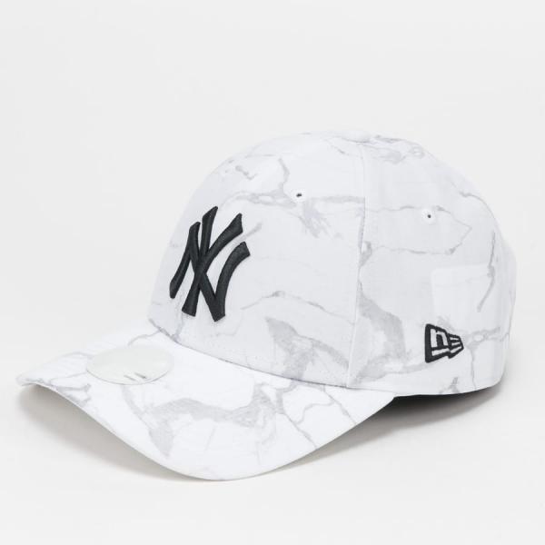 Kšiltovka New Era 940W MLB WMNS Marble NY bílá / šedá