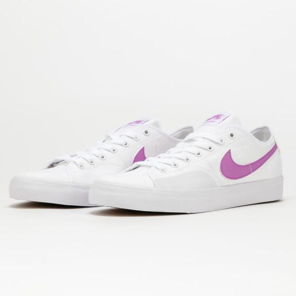 Nike SB Blazer Court white / fuchsia glow - white - white