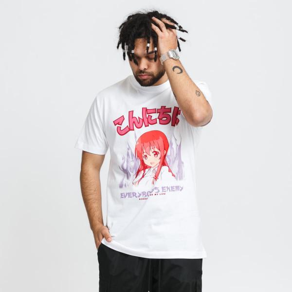Tričko s krátkým rukávem Urban Classics Everybodys Enemy Tee White