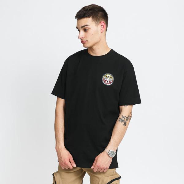 Tričko s krátkým rukávem INDEPENDENT Split Cross Tee černé