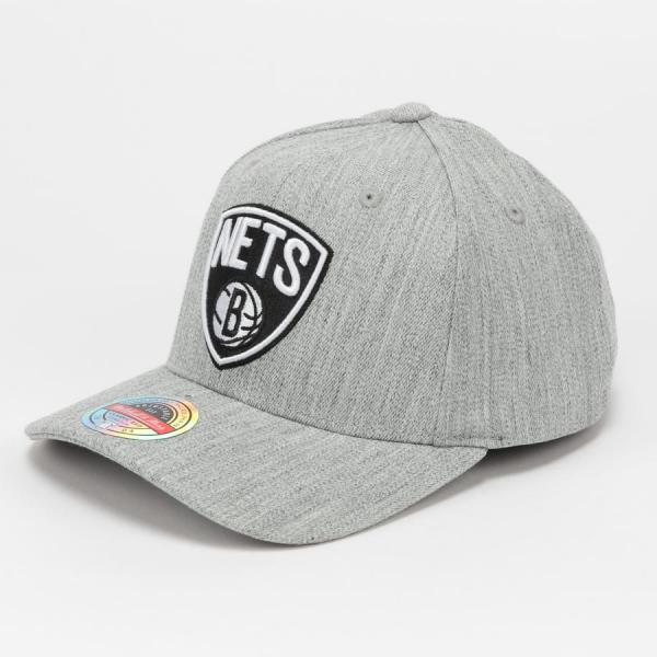 Snapback Mitchell & Ness NBA Team Heather Snapback Nets melange šedá