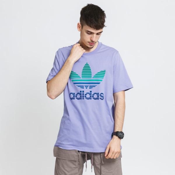 Tričko s krátkým rukávem adidas Originals Trefoil Ombré Tee Purple