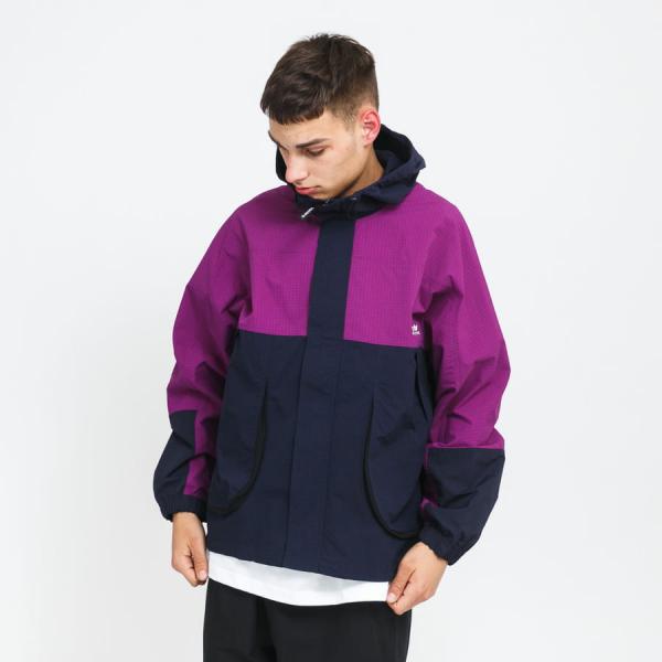 Větrovka adidas Originals Woven Windbreaker navy / purple