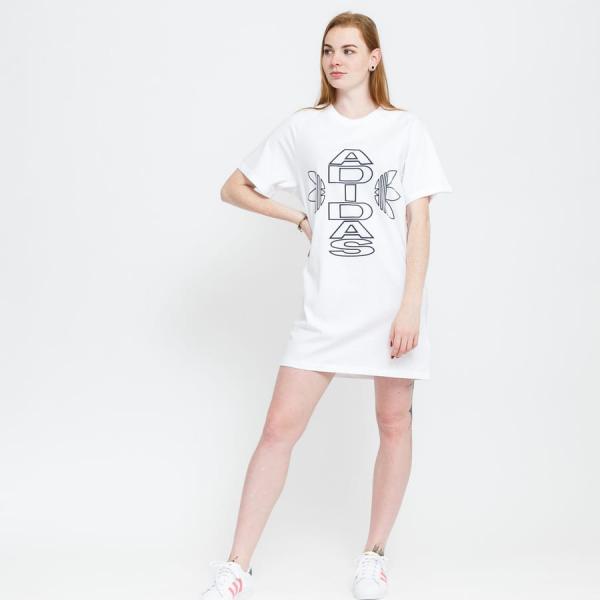 Šaty adidas Originals Tee Dress White