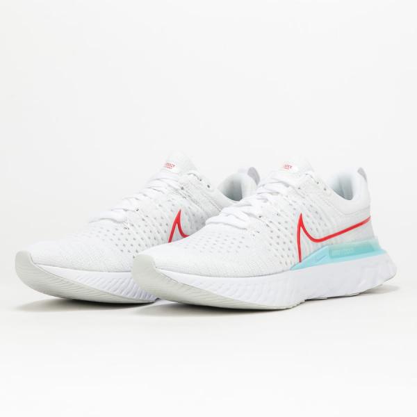 Nike React Infinity Run FK 2 white / chile red - glacier ice