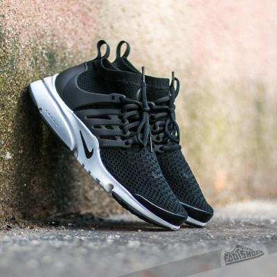 Nike Air Presto Flyknit Ultra Black/ Black- White- Electric Green
