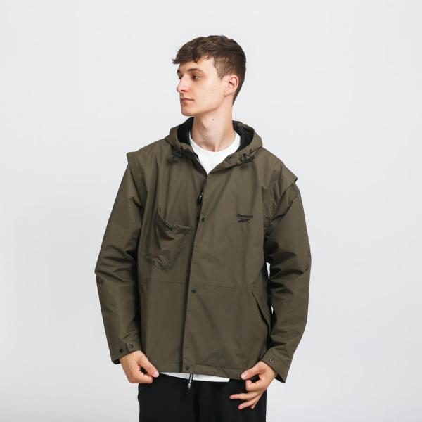 Větrovka Reebok CL Camping Jacket Green
