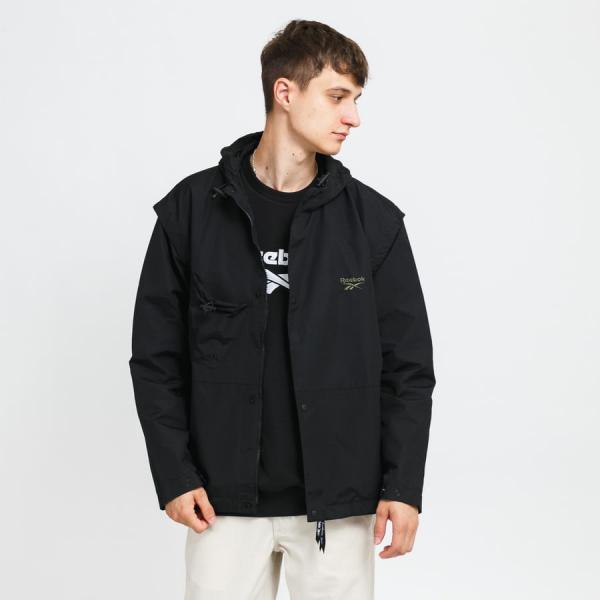 Větrovka Reebok CL Camping Jacket Black