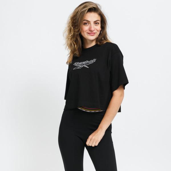 Dámské tričko Reebok CL PF Big Logo Tee Black