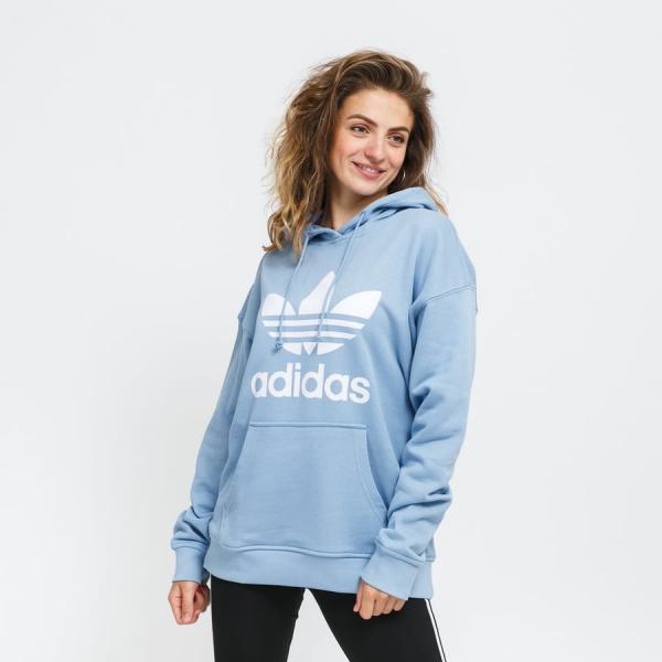 Dámská mikina adidas Originals Trefoil Hoodie modrá