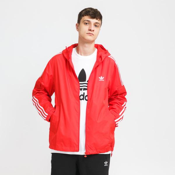 Větrovka adidas Originals 3-Stripes WB Red
