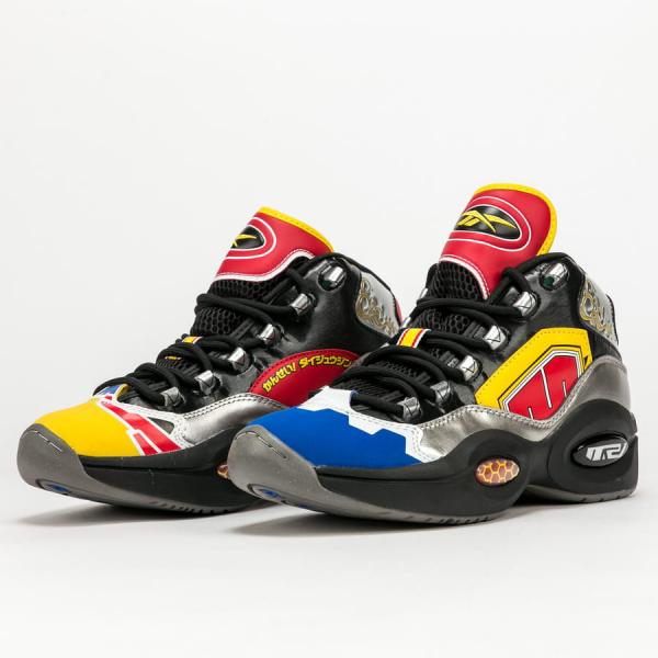 Reebok Power Rangers x Reebok Question Mid 'Megazord' black / silvmt / vecred