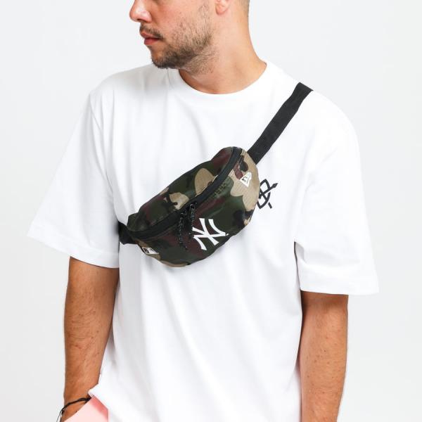 Ledvinka New Era Mini Waist Bag NY camo zelená