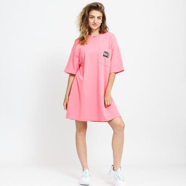 Šaty Nike W NSW Wash Dress Pink