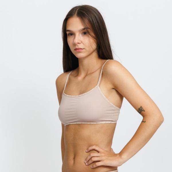 Podprsenka Calvin Klein CK ONE Unlined Bralette 2Pack Beige M