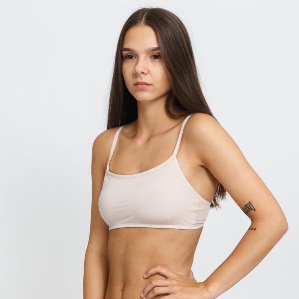 Podprsenka Calvin Klein CK ONE Unlined Bralette 2Pack Light Beige