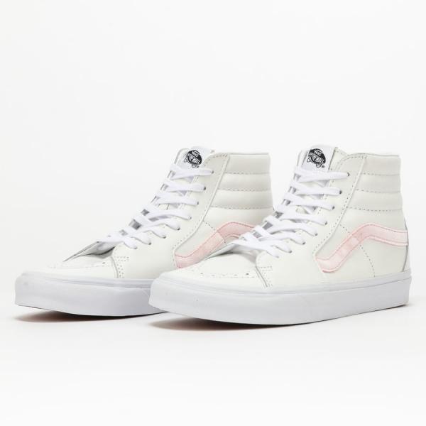 Vans Sk8-Hi (velvet sidestrap) powder pink / true white