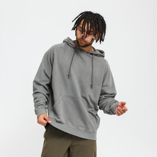 Mikina Urban Classics Overdyed Hoody Grey M