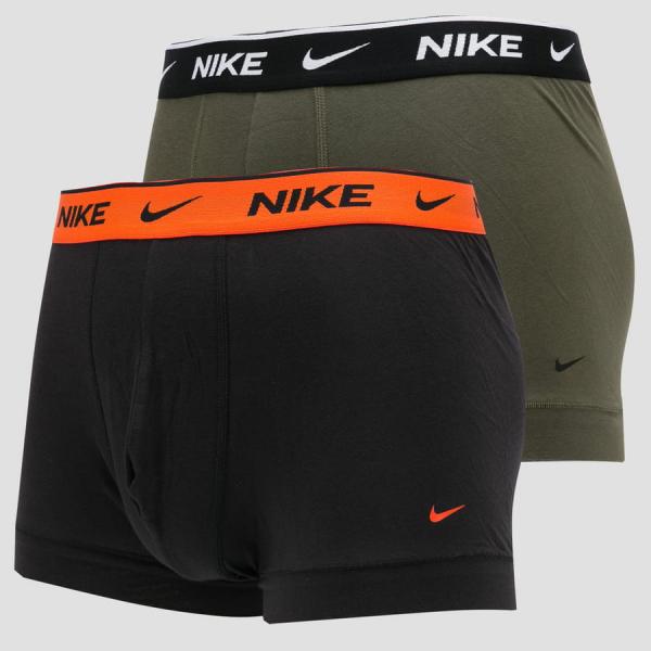 Nike Trunk 2Pack olivové / černé / oranžové