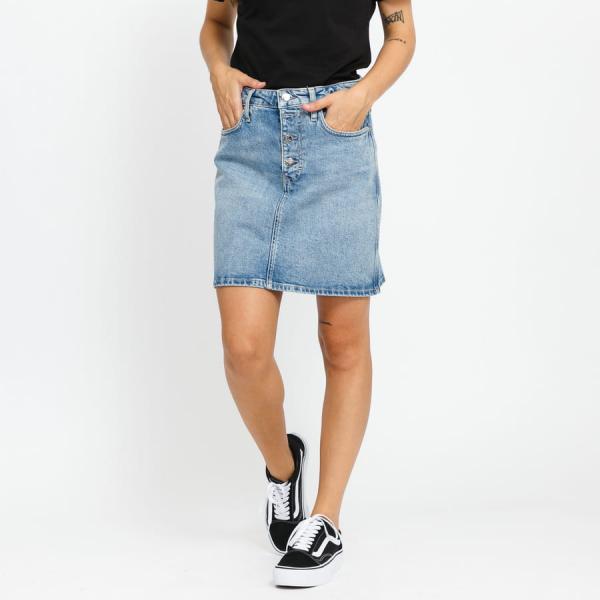 Sukně CALVIN KLEIN JEANS HR Mini Skirt denim light
