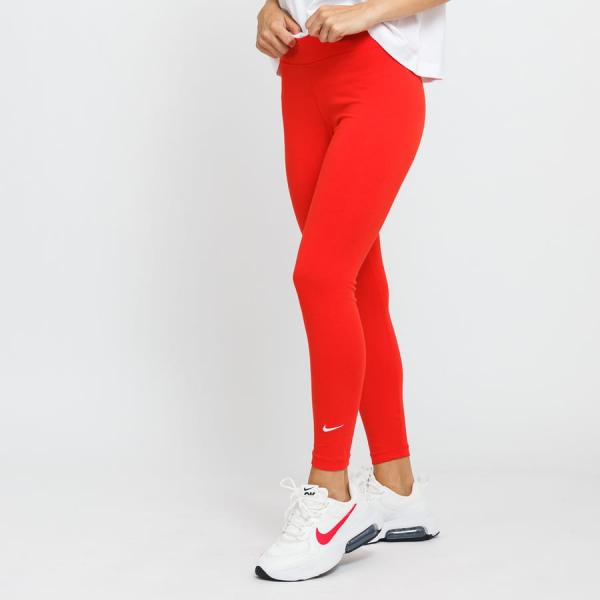 Legíny Nike W NSW Essential 7/8 MR Legging červené