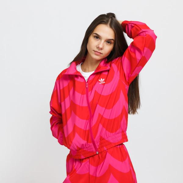 Větrovka adidas Originals Track Top červená / růžová