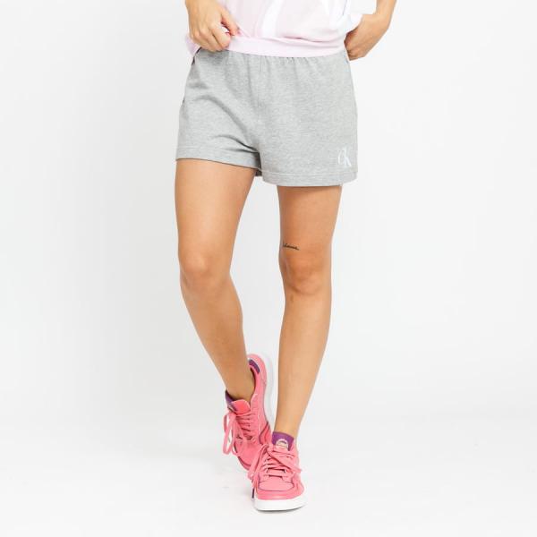 Dámské pyžamo Calvin Klein CK ONE Sleep Short melange šedé