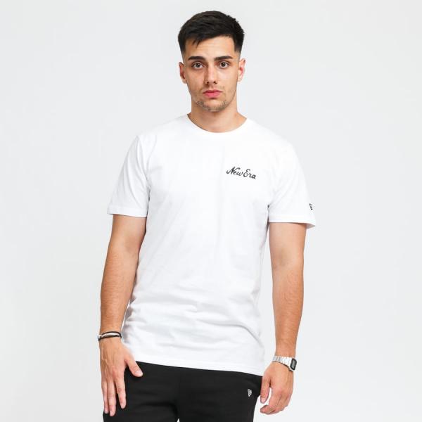 Tričko s krátkým rukávem New Era Basketball Graphic Tee bílé