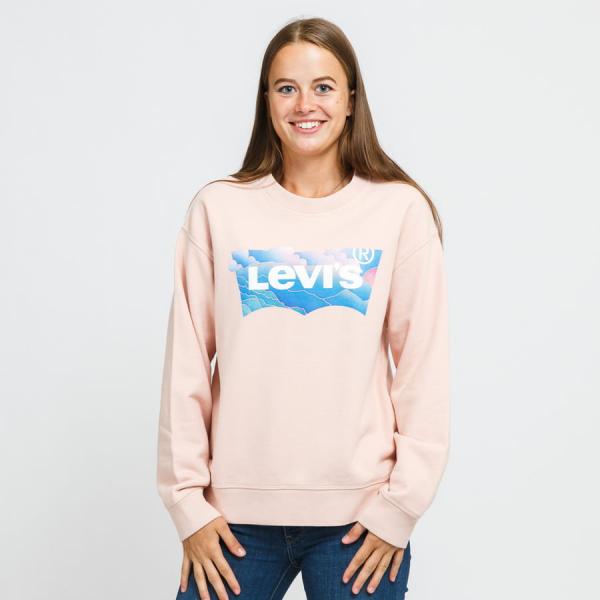 Dámská mikina Levi's ® Graphic Standard Crew růžová