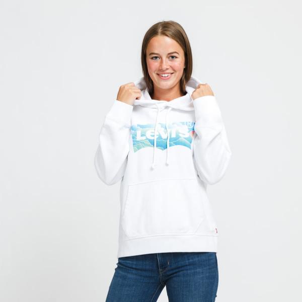 Dámská mikina Levi's ® Graphic Standard Hoodie bílá