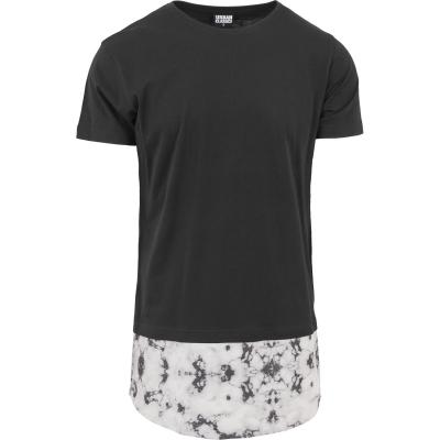 Urban Classic Long Shaped Marble Tee Black